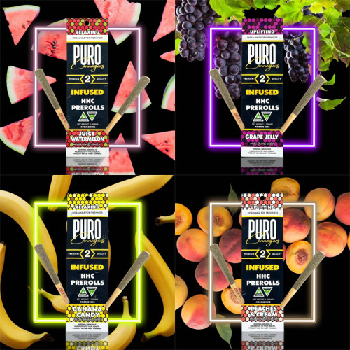 PURO CANNAGARS HHC PRE-ROLLS 2GM/2CT/12PK 